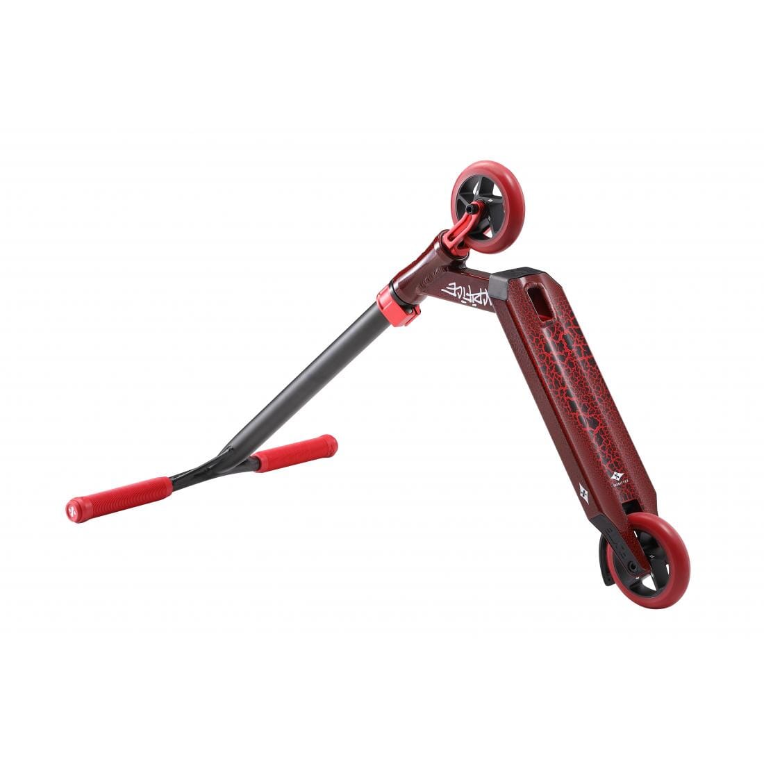 Sacrifice Mini Flyter V2 Graffiti Complete Stunt Scooter, Black/Red Complete Scooters Sacrifice 