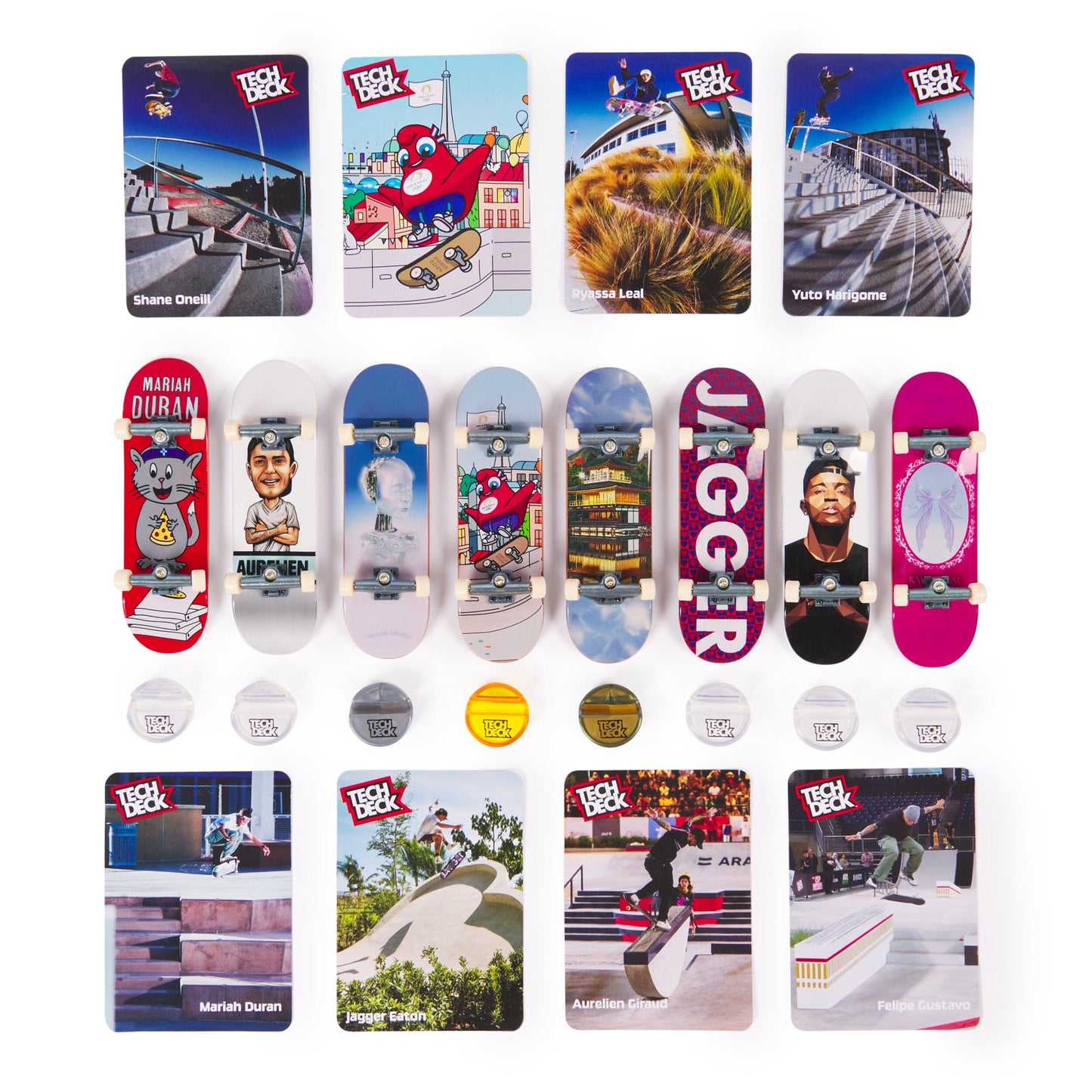 Tech Deck Olympic Competition Legends, 8-Pack Toys tech deck 