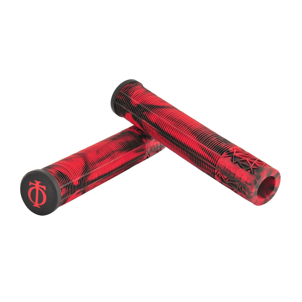 Oath Bermuda Grips 165mm, Red/Black Marble scooter grips Oath 