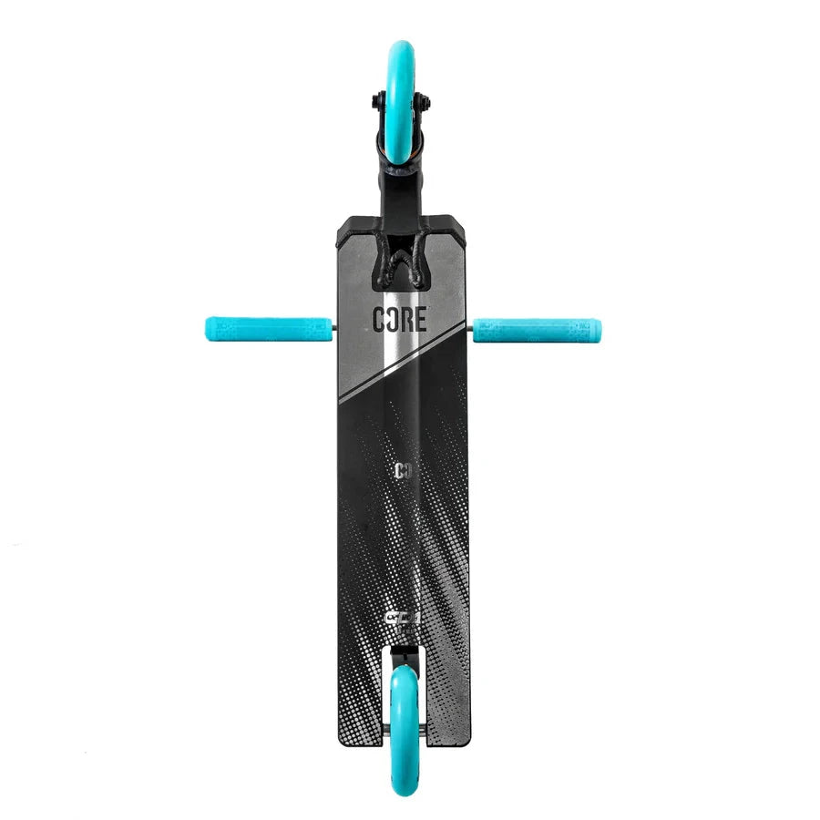 CORE CD1 Complete Stunt Scooter, Chrome/Teal Complete Scooters CORE 