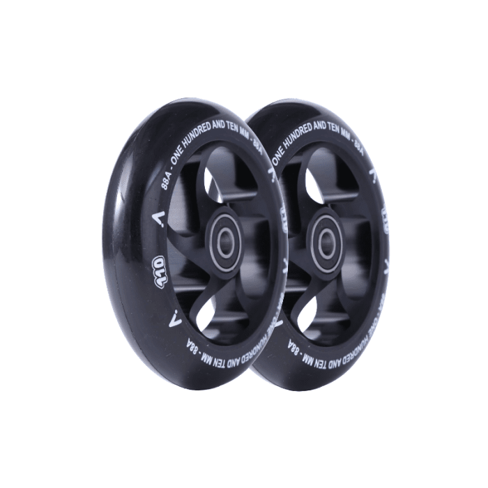 ACTA Superlight Scooter Wheels 110mm, Black (Pair) Scooter Wheels ACTA 