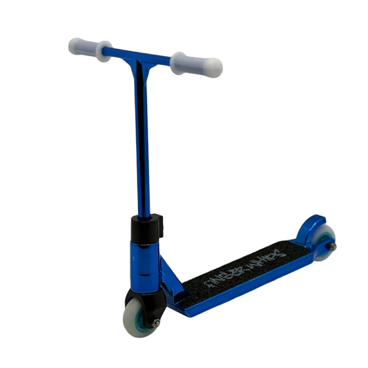 Finger Whips Finger Scooter, Blue Chrome Accessories Finger Whips 