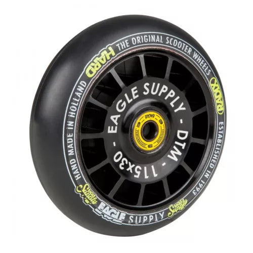 Eagle Radix DTM Hard 115mm Scooter Wheel, Black Scooter Wheels Eagle Supply 