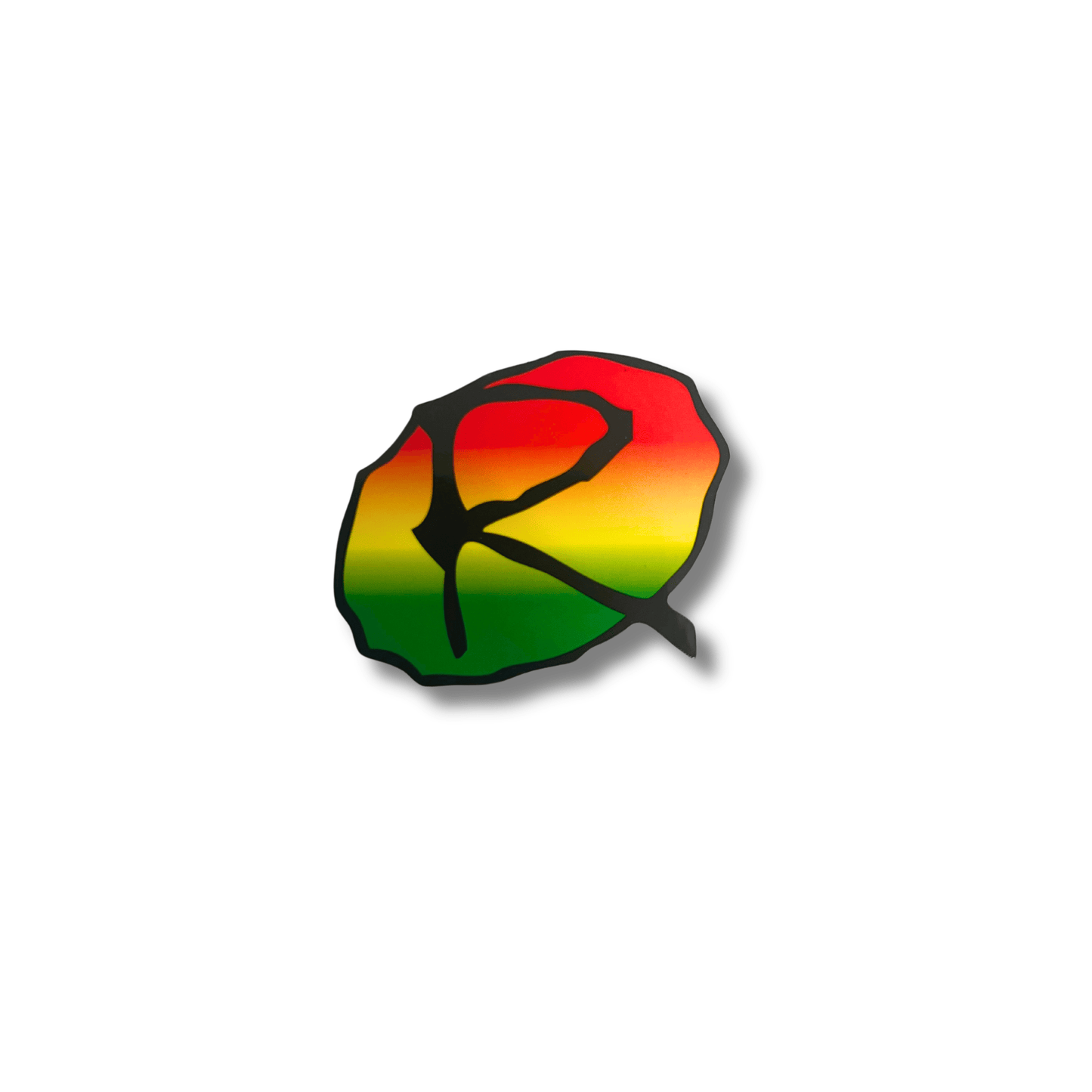 Rampworx "R" Sticker, Rasta Accessories Rampworx Skatepark 