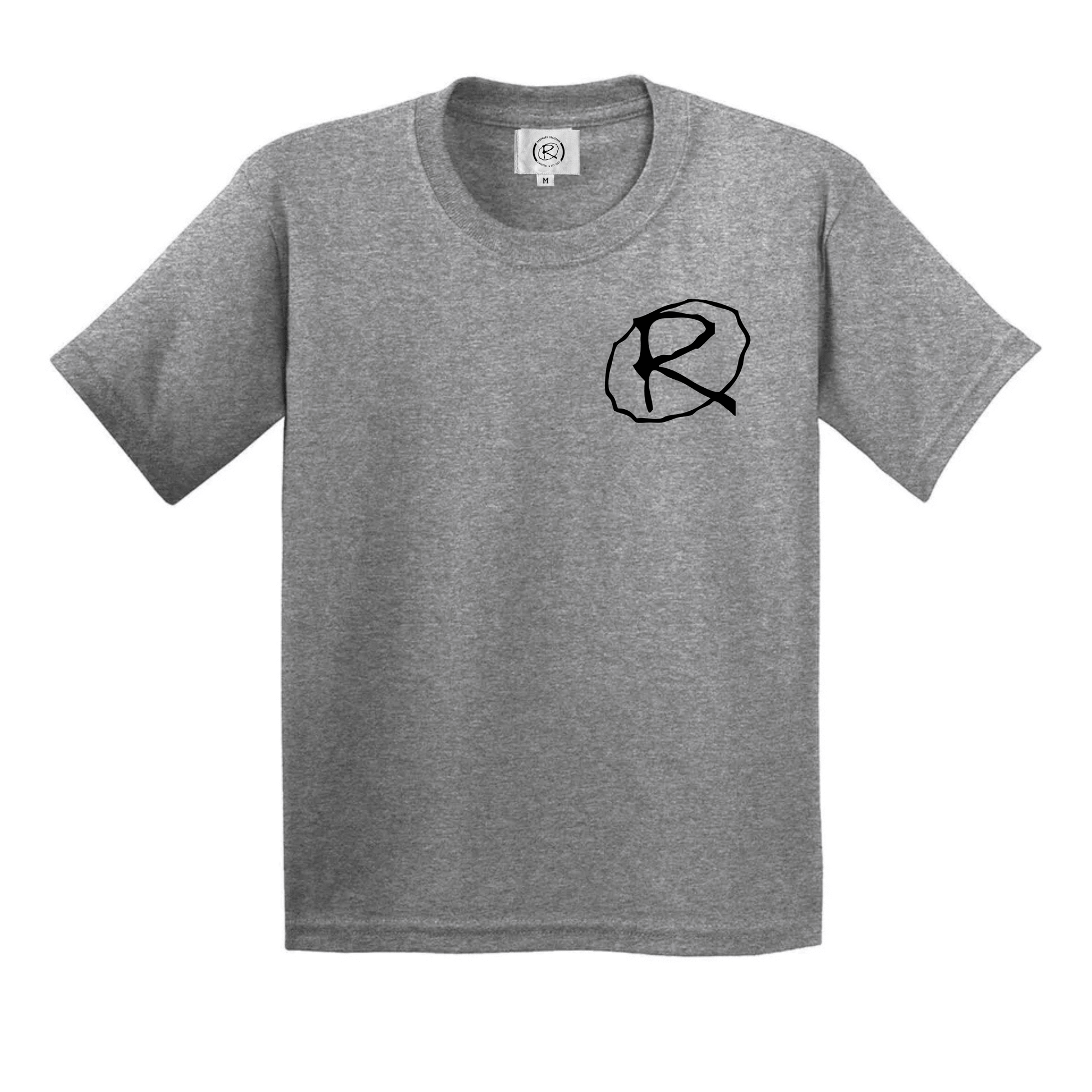 Rampworx '97' Youth T-Shirt, Grey/Black Clothing Rampworx Skatepark 