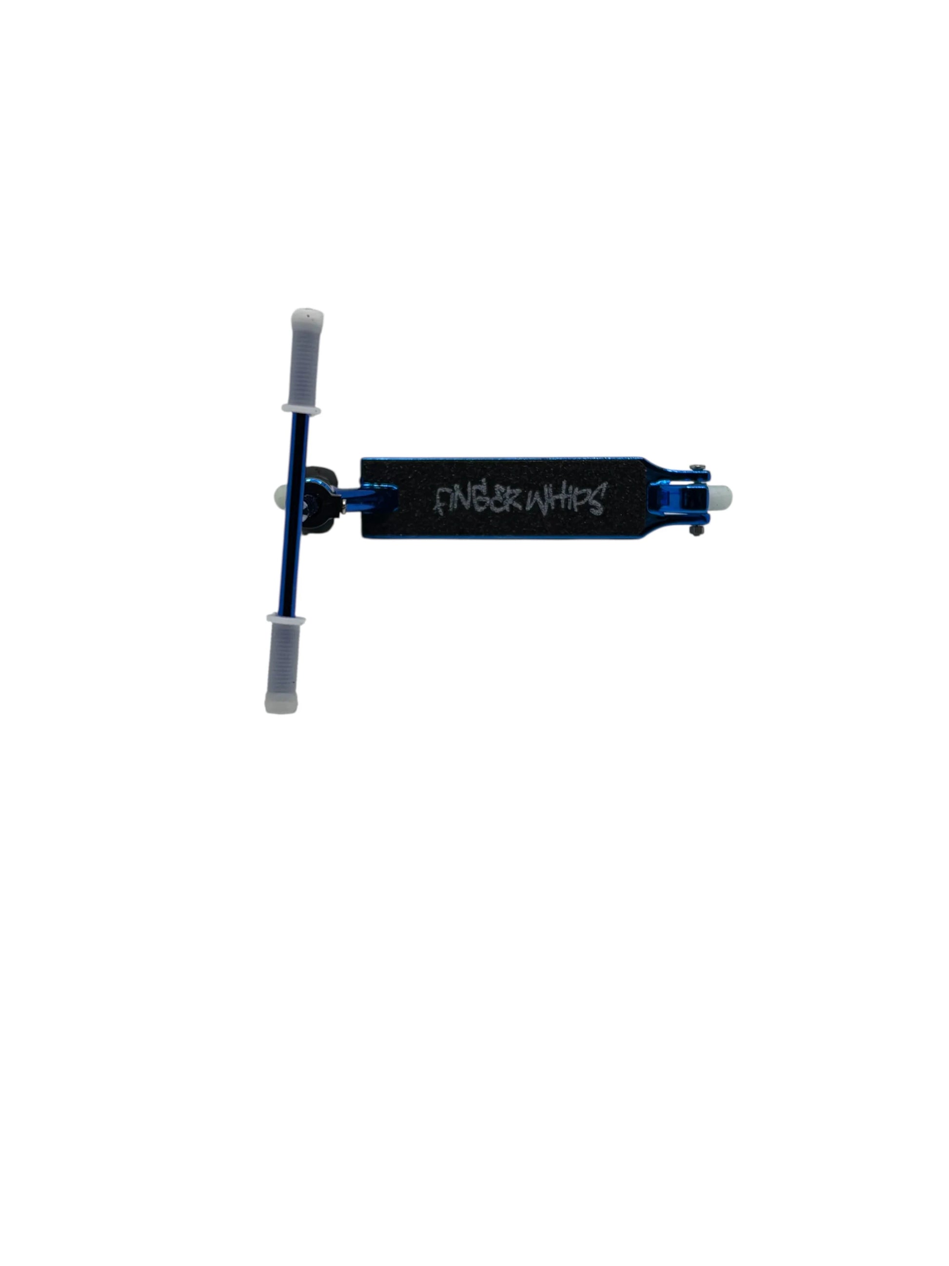 Finger Whips Finger Scooter, Blue Chrome Accessories Finger Whips 