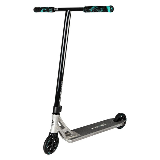 Addict Burner Glitch Complete Stunt Scooter, Black/Raw Complete Scooters Addict 