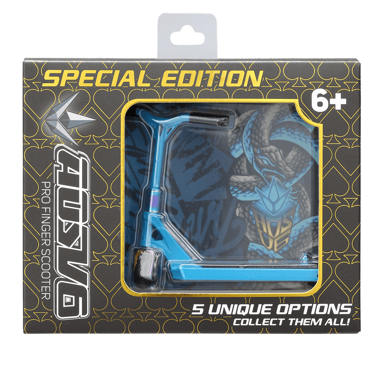 Blunt Special Edition AOS V6 Finger Scooter, Python Accessories Blunt 