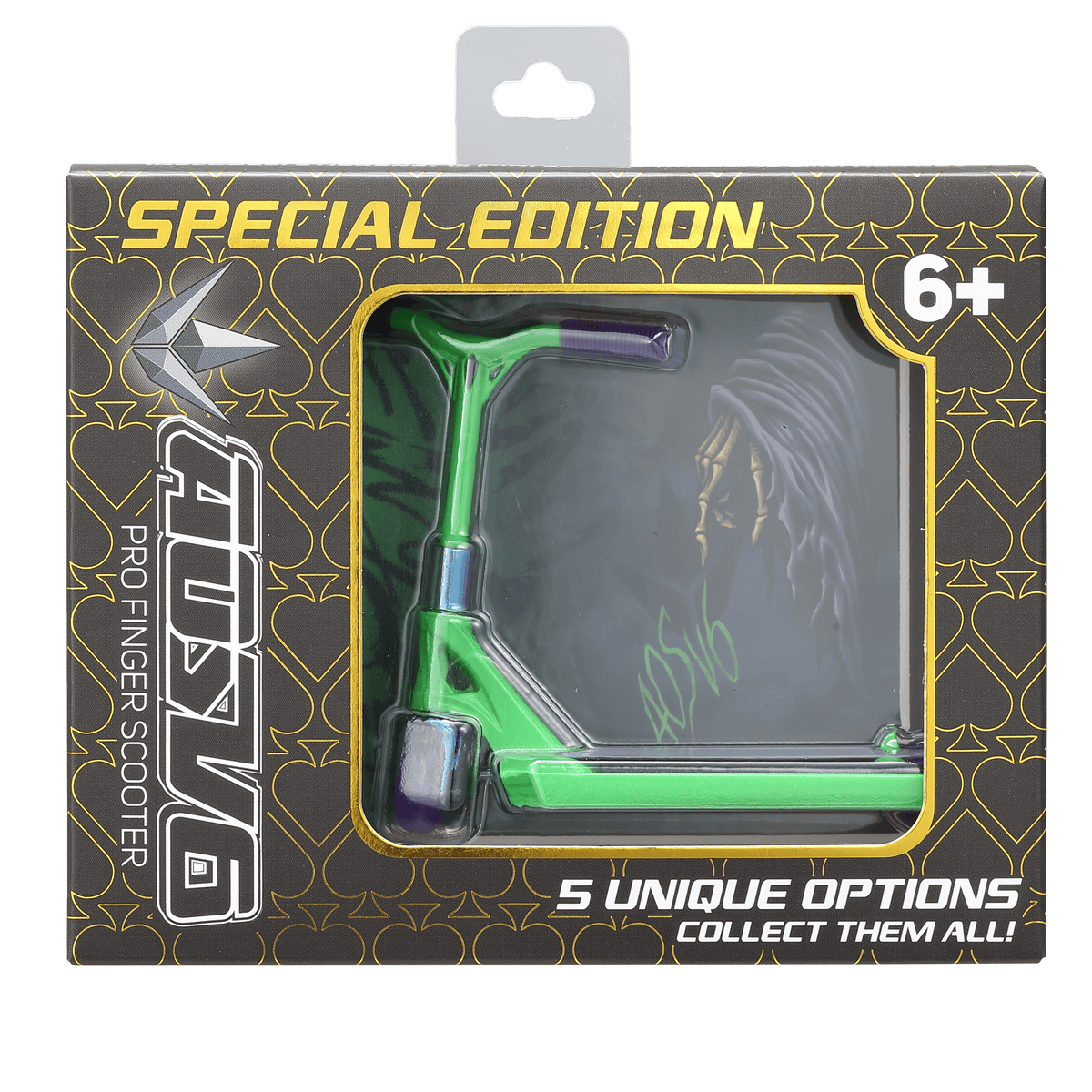 Blunt Special Edition AOS V6 Finger Scooter, Reaper Accessories Blunt 