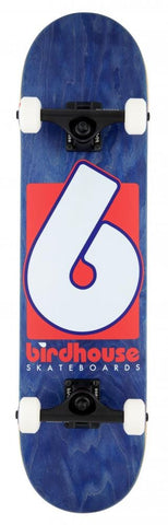 Birdhouse Stage 3 B Logo Complete Skateboard 7.75", Navy/Red