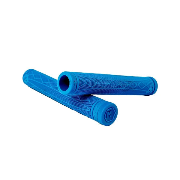 Root Industries Fractal Grips, Blue Scooter Grips Root Industries 