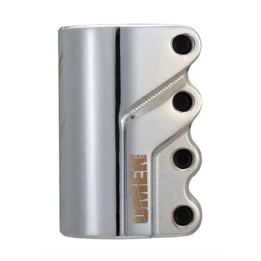 Blunt Omen 4 Bolt SCS Scooter Clamp, Chrome Scooter Parts Blunt 