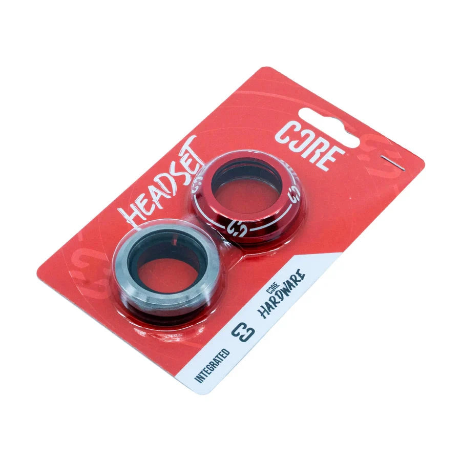 CORE Icon Integrated Headset - Red Scooter Parts CORE 