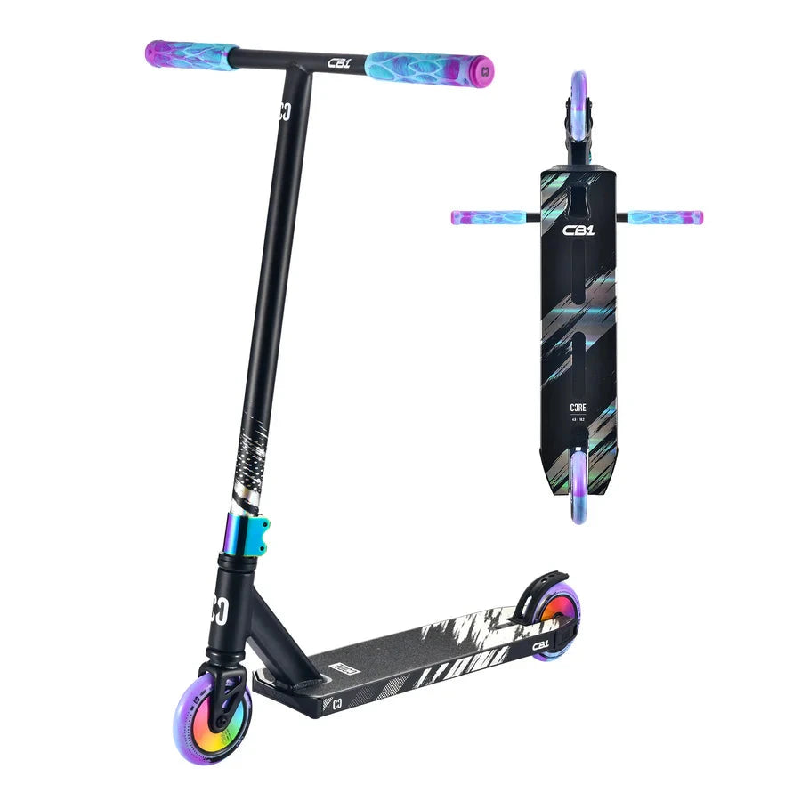 CORE CB1 Beginner Stunt Scooter - Black/Neo Complete Scooters CORE 
