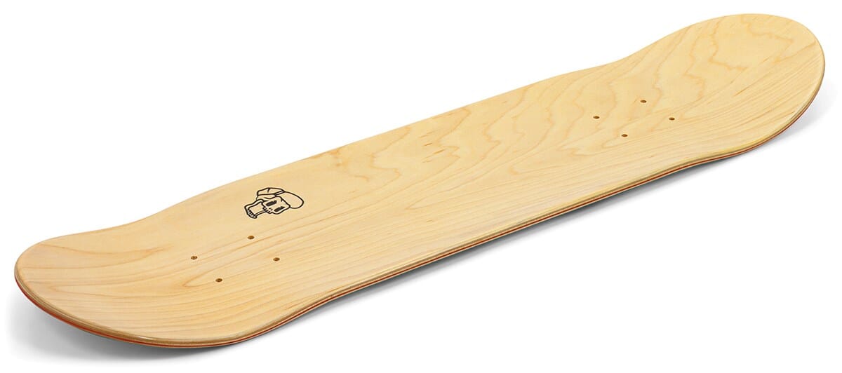 Enuff Designer Lucky Cat Skateboard Deck, 8.25", Green Skateboard Deck Enuff 