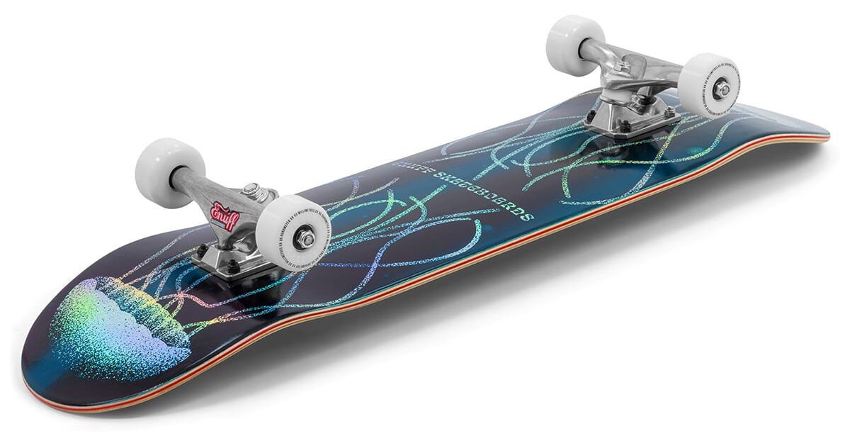 Enuff Abyss Hologram Complete Skateboard, 8" Complete Skateboards Enuff 