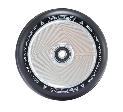 Fasen Hypno Hollowcore Scooter Wheel 120mm, Chrome Scooter Wheels Blunt 