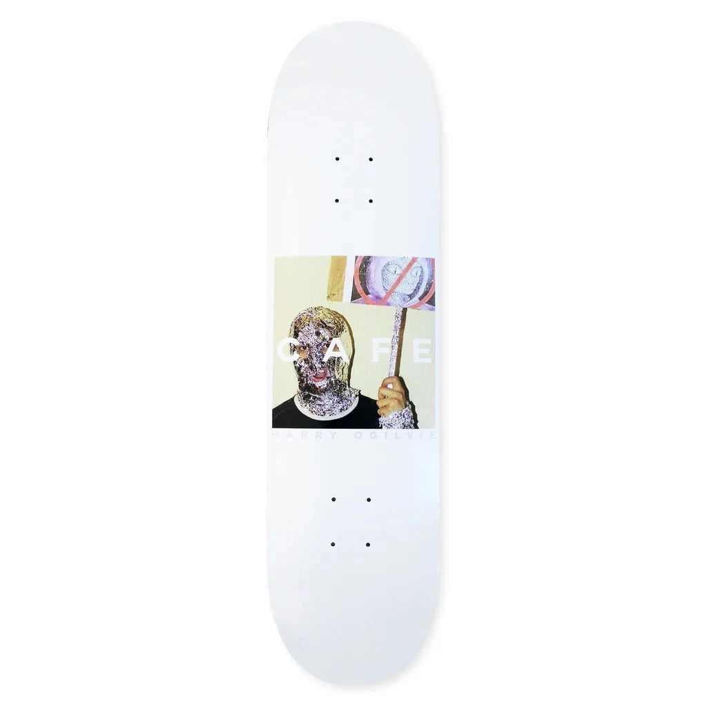 Skateboard Cafe Urban Shapeshifting Reptilian Harry Ogilvie Skateboard Deck, 8" Skateboard Deck Skateboard Cafe 