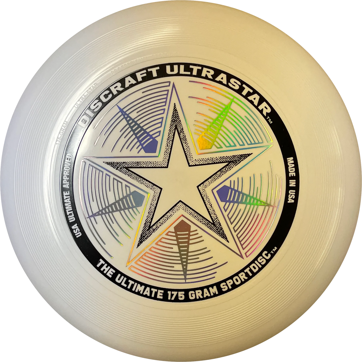 Discraft 175g USA Ultimate Championship Series Ultrastar Disc, White Accessories Aerobie 