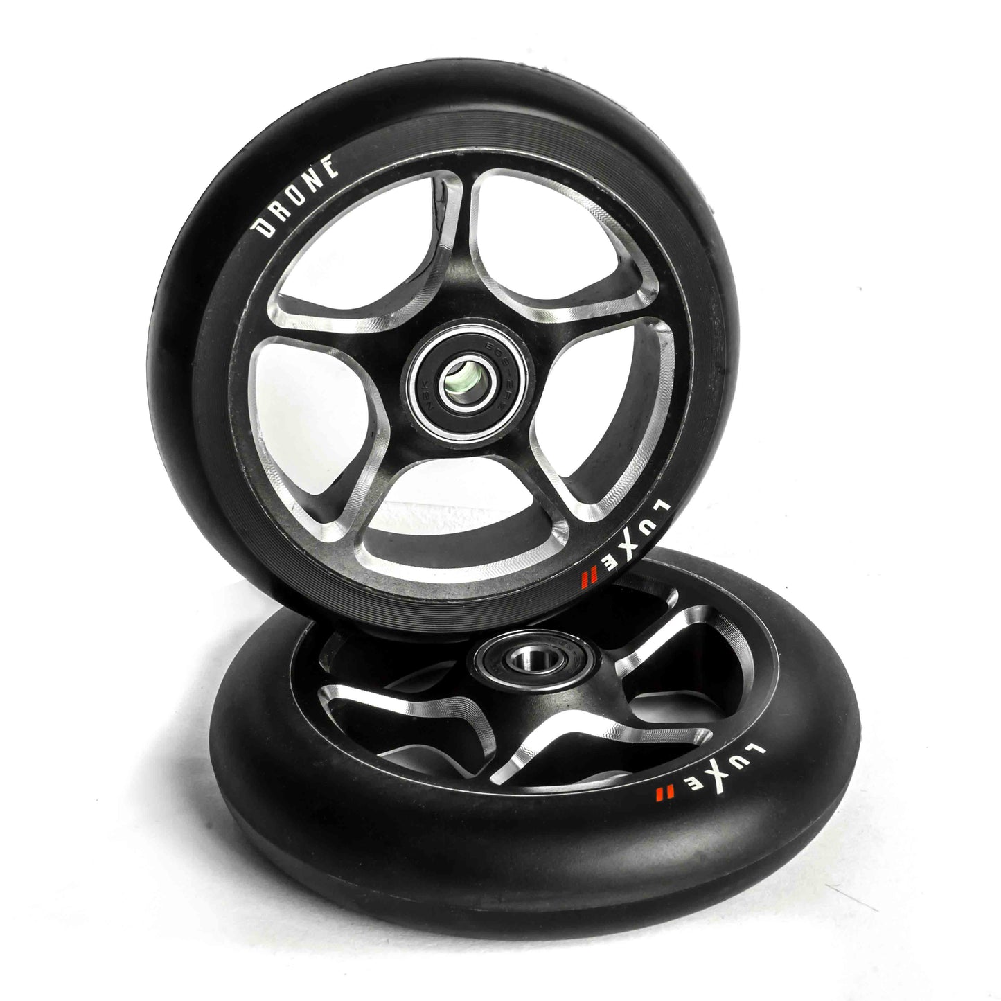 Drone Luxe 2 Scooter Wheel 110mm, Black PU Scooter Wheels Drone 