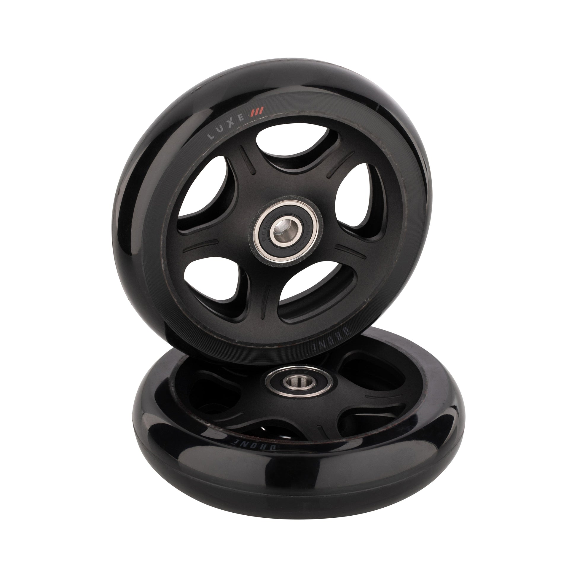 Drone Luxe 3 Dual-Core Feather-Light Scooter Wheel 110mm, Black Scooter Wheels Drone 