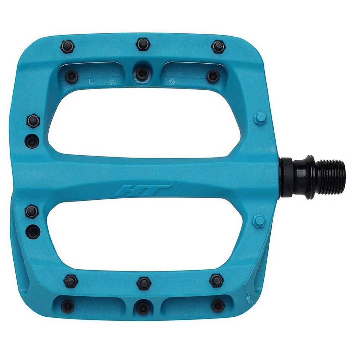 HT Components Nylon PA03A MTB/BMX Pedals 9/16", Turquoise BMX HT Components 