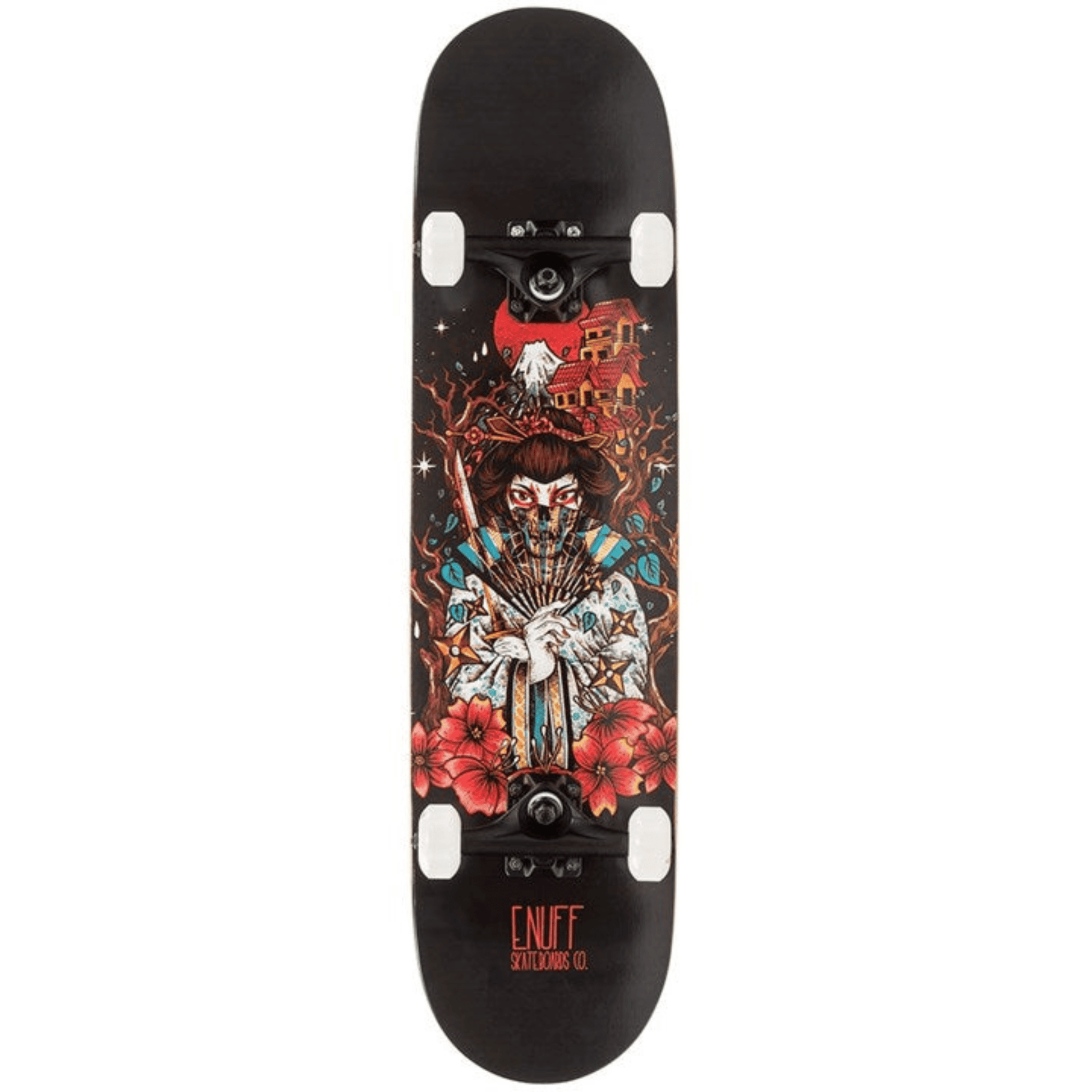 Enuff Nihon Geisha Complete Skateboard, 7.75" Complete Skateboards Enuff 