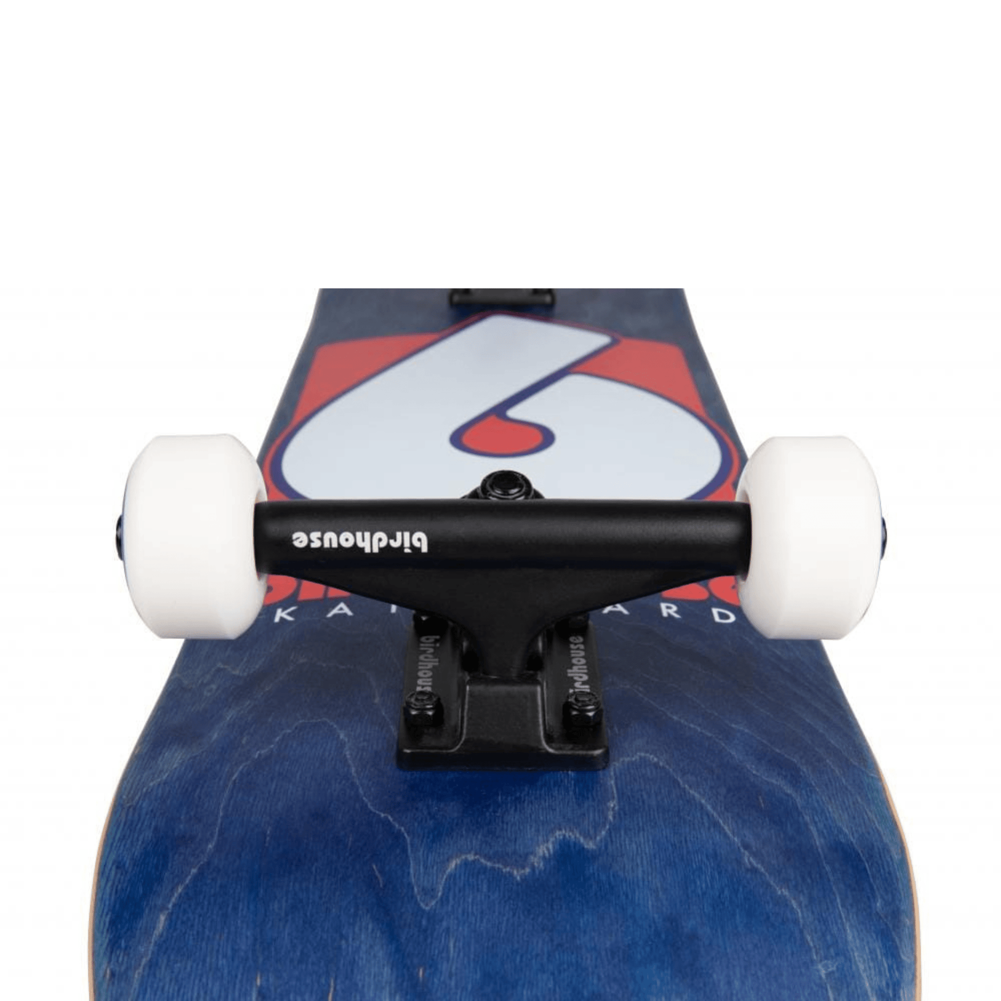 Birdhouse Stage 3 B Logo Complete Skateboard 7.75", Navy/Red Complete Skateboards Birdhouse 