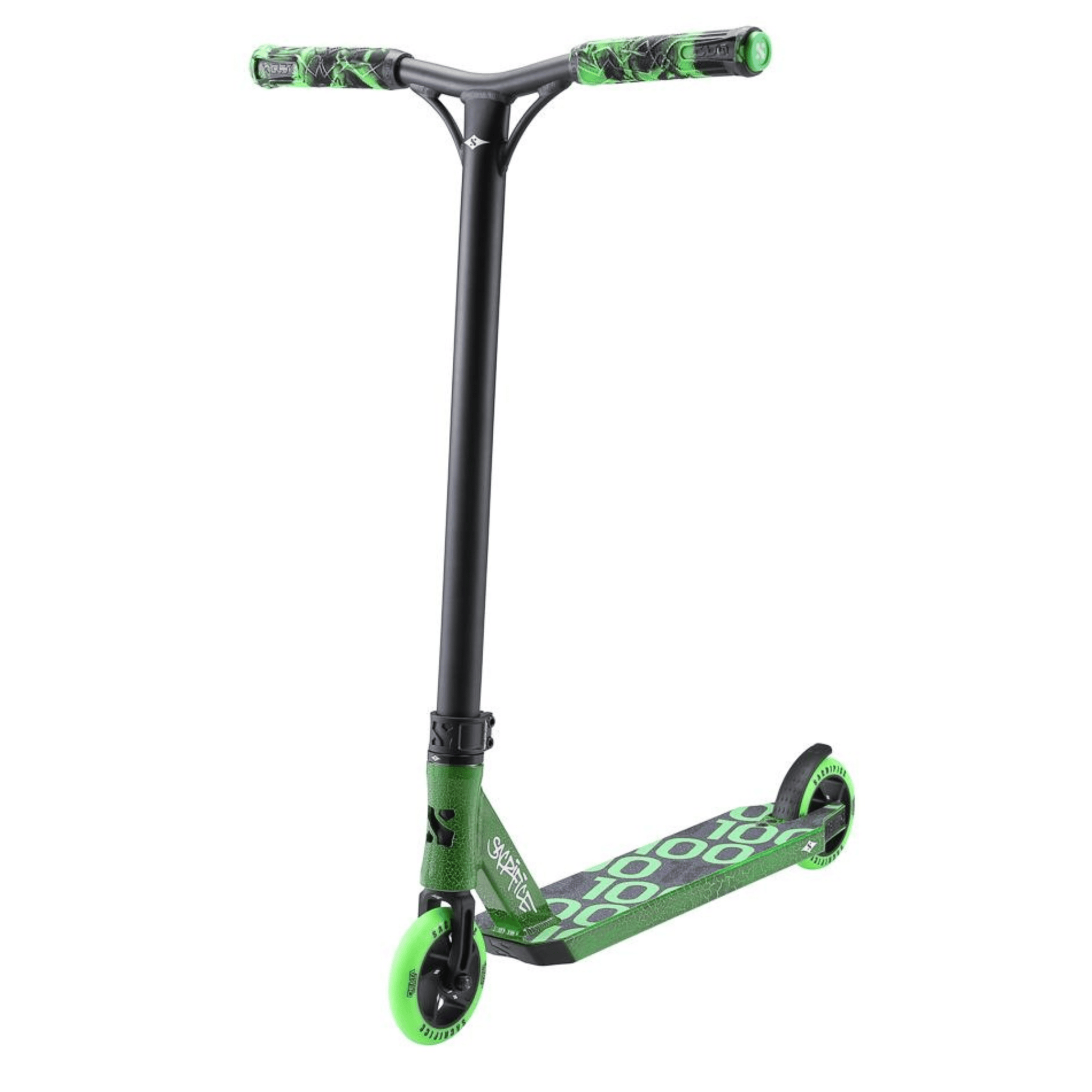 Sacrifice Flyte 100 V2 Complete Stunt Scooter, Green Quake Complete Scooters Sacrifice 