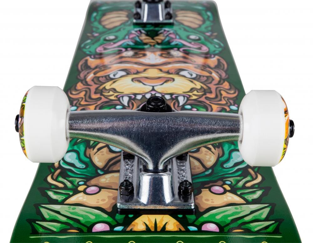 Rocket Wild Pile-Up Complete Skateboard 7.5", Green Complete Skateboards Rocket 