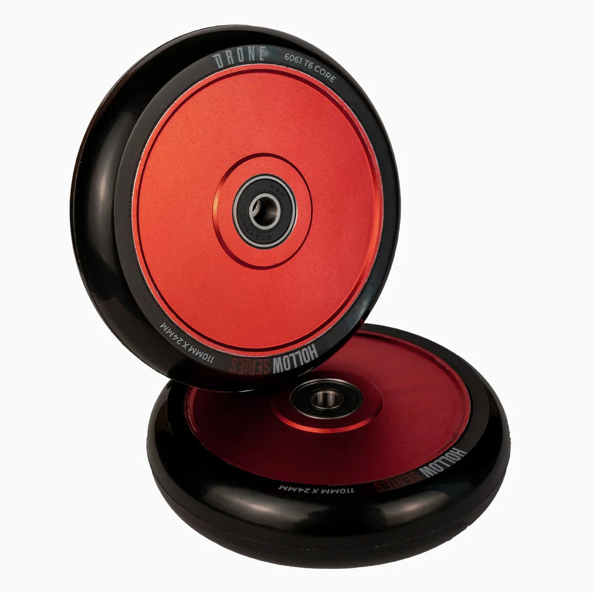 Drone Hollow Series Scooter Wheel 110mm, Red Scooter Wheels Drone 