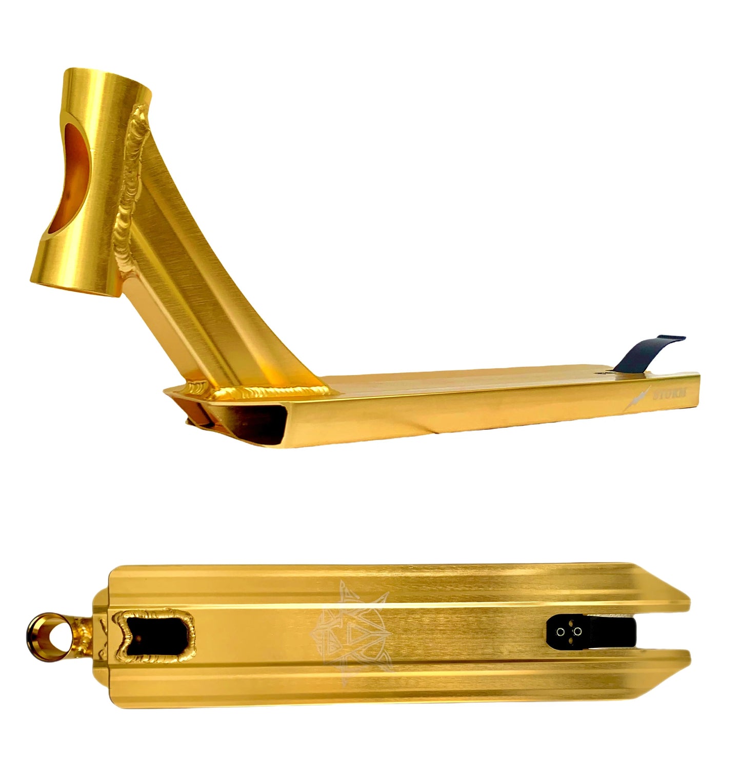 Revolution Storm Scooter Deck 19.5" X 4.7", Gold Scooter Decks Revolution 