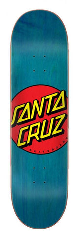 Santa Cruz Classic Dot Skateboard Deck 8.50", Bluye
