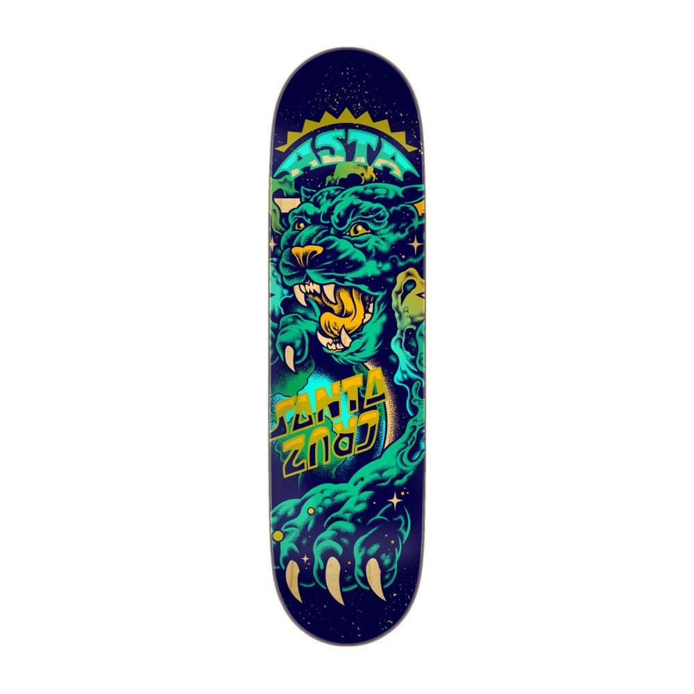 Santa Cruz Asta Space Cat Twin Pro Skateboard Deck, 8.2" Skateboard Deck Santa Cruz 