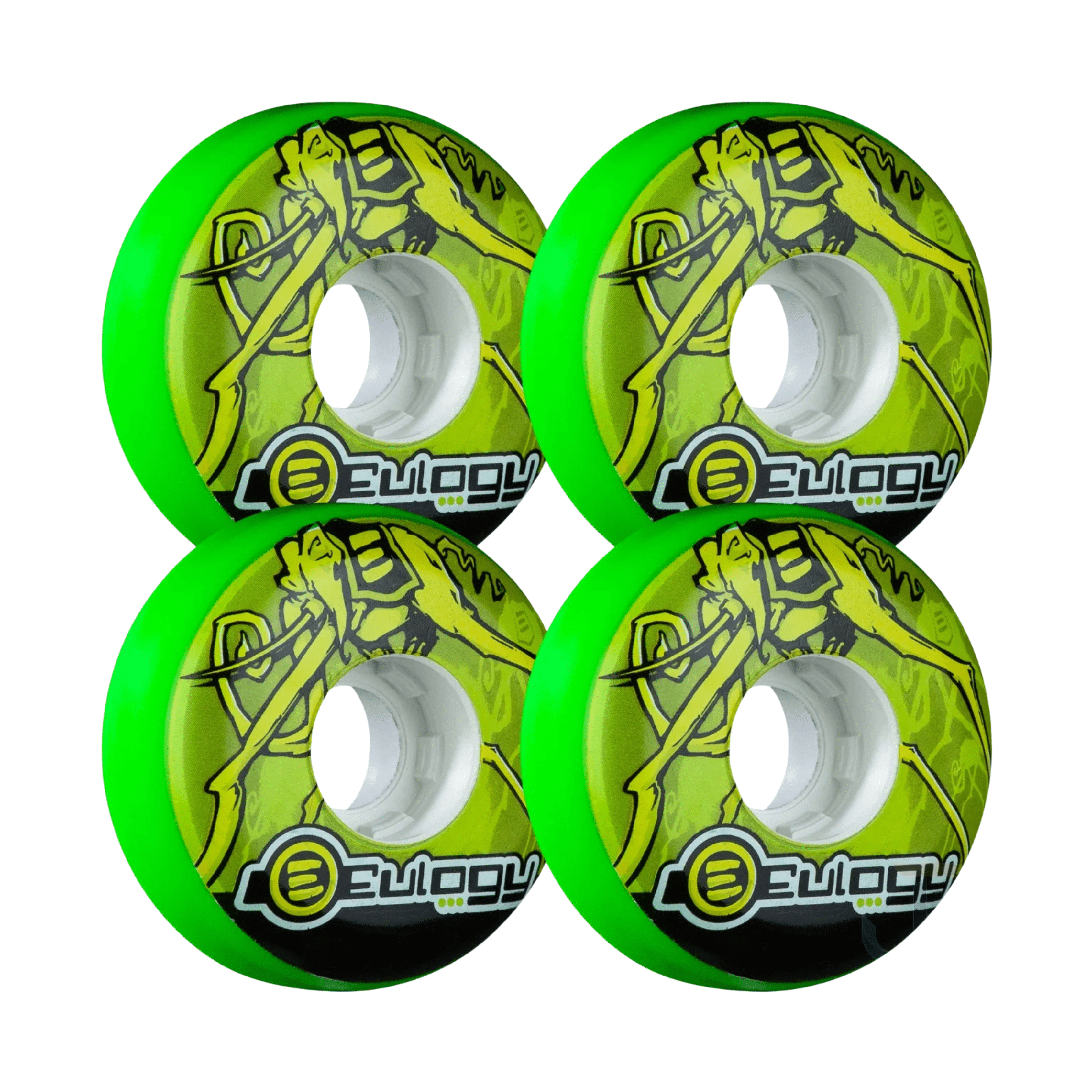 Aggresive Style Rims Eulogy Eric Schrijn Retro Aggressive Skate Wheels, Retro (4-Pack) - 58 ...