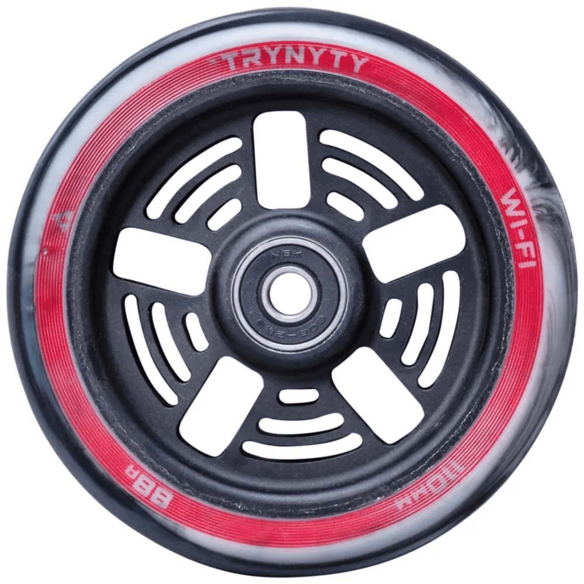 Trynyty Wi-Fi 110mm Pro Scooter Wheels, Black Scooter Wheels trynyty 