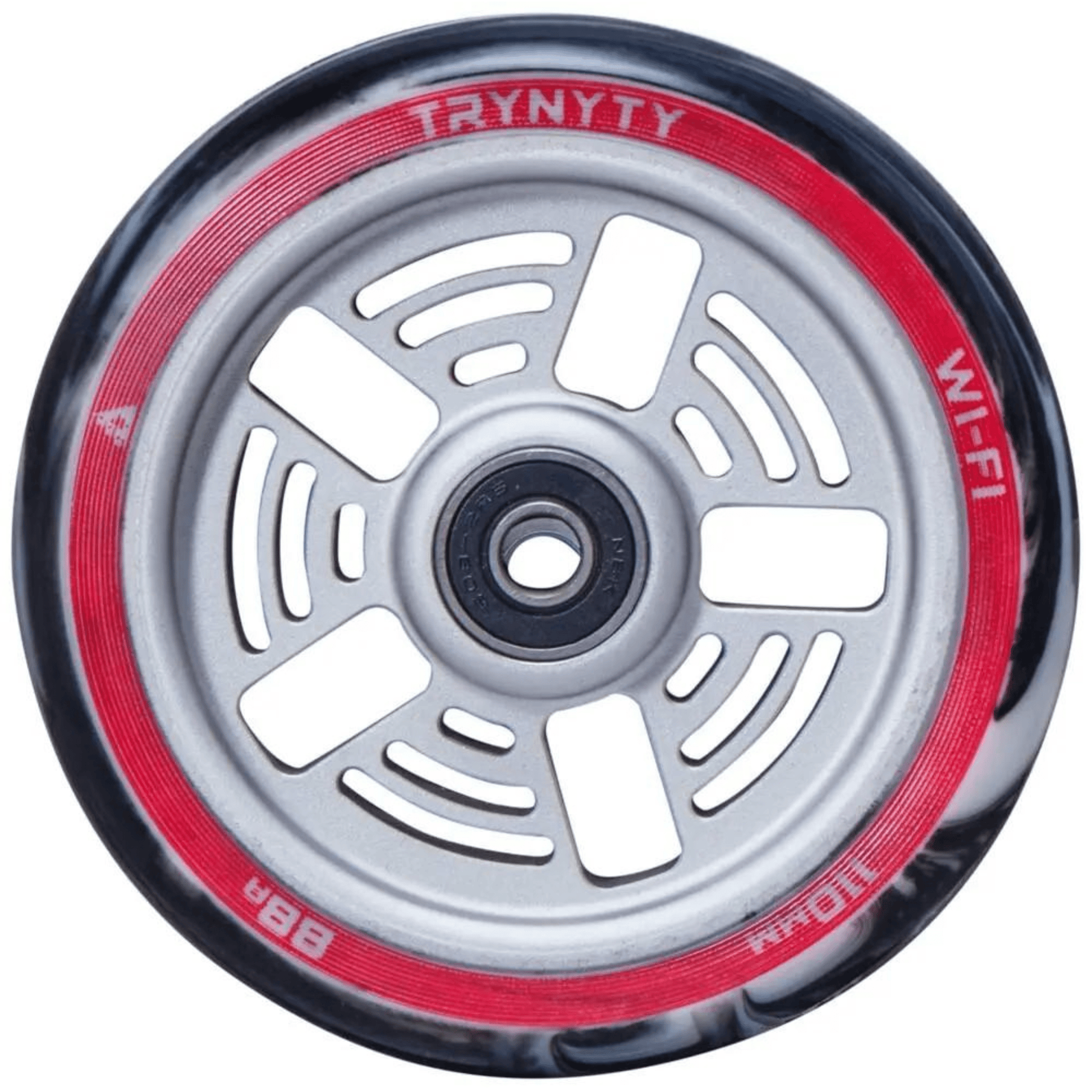 Trynyty Wi-Fi 110mm Pro Scooter Wheels, Silver Scooter Wheels trynyty 