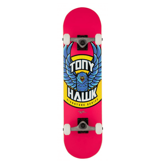 Tony Hawk SS 180+ Eagle Logo Complete Skateboard 7.5", Pink Complete Skateboards Tony Hawk 
