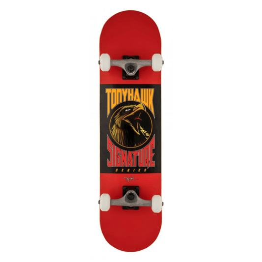 Tony Hawk SS 180+ Bird Logo Complete Skateboard 8", Red Complete Skateboards Tony Hawk 