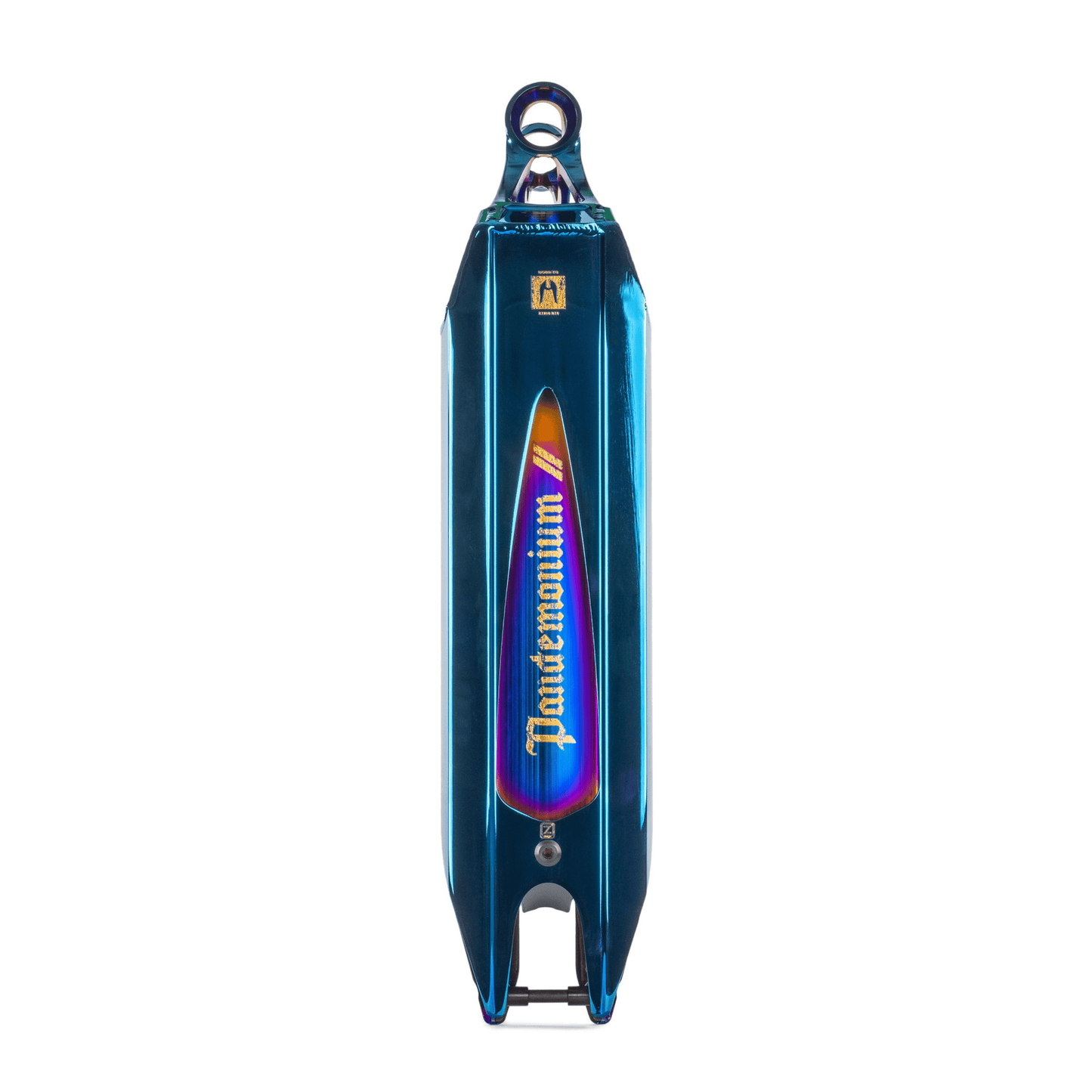 ETHIC DTC Pandemonium V2 Scooter Deck 460mm - Chrome Blue Scooter Decks Ethic DTC 