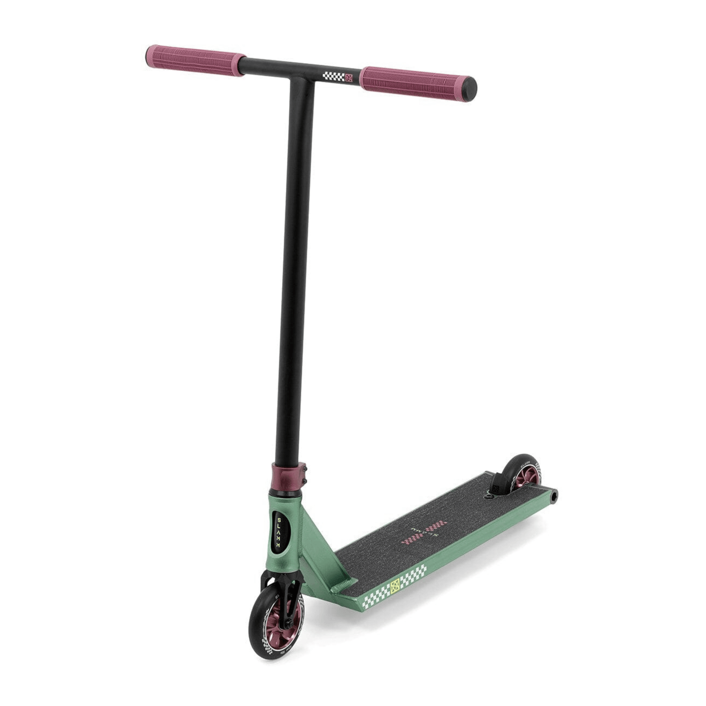 Slamm Assault Street Pro Complete Stunt Scooter, Green Complete Scooters Slamm Scooters 