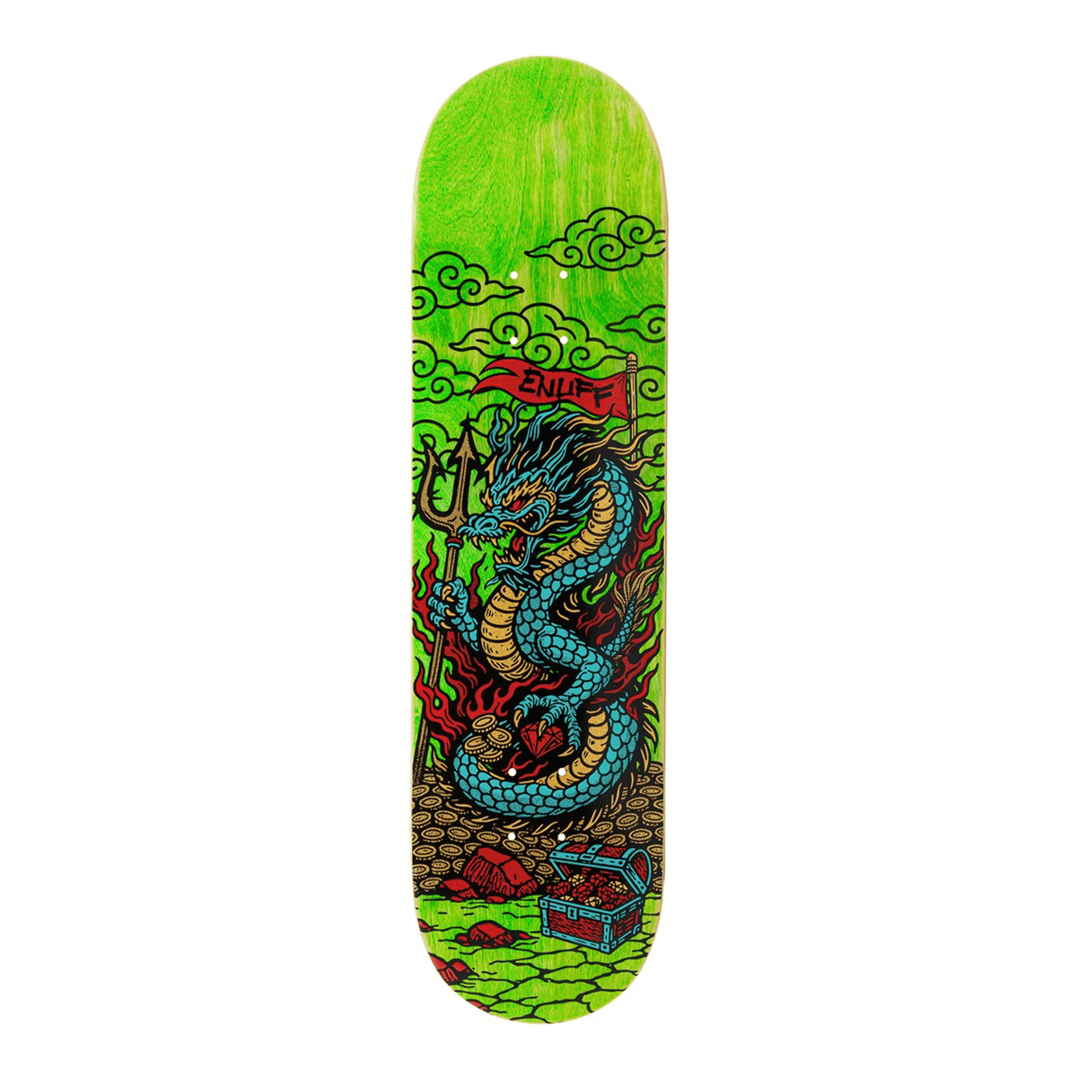 Enuff Designer Yōkai Dragon Skateboard Deck, 8" Skateboard Deck Enuff 
