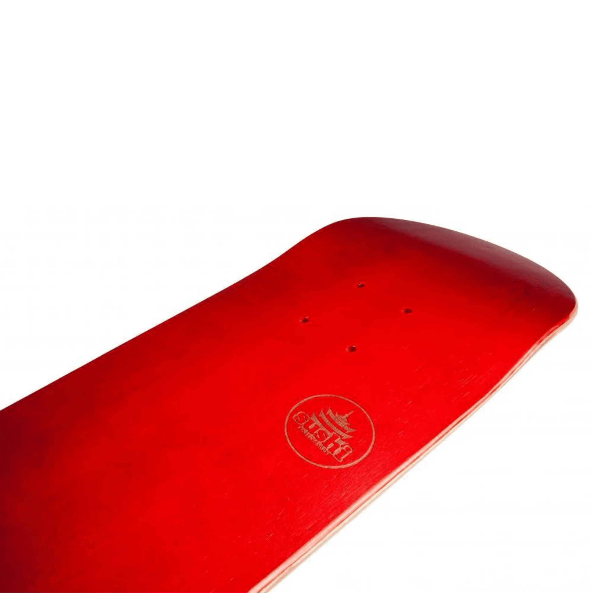 Sushi Pagoda Stamp Red Skateboard Deck - 7.875" Skateboard Deck Sushi 