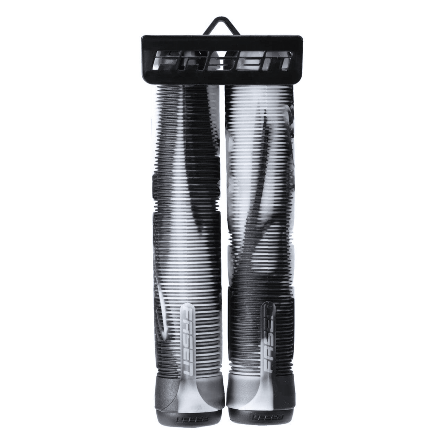 Fasen Fast Scooter Grips - Black/White Grips Fasen 