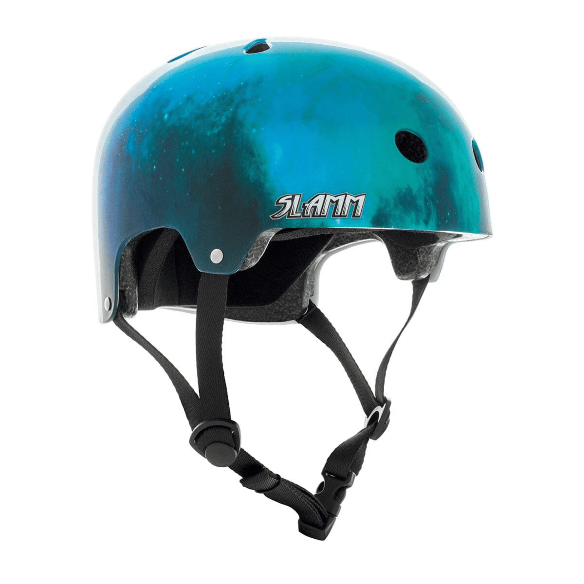 Slamm Logo Helmet, Nebula Protection Slamm Scooters 