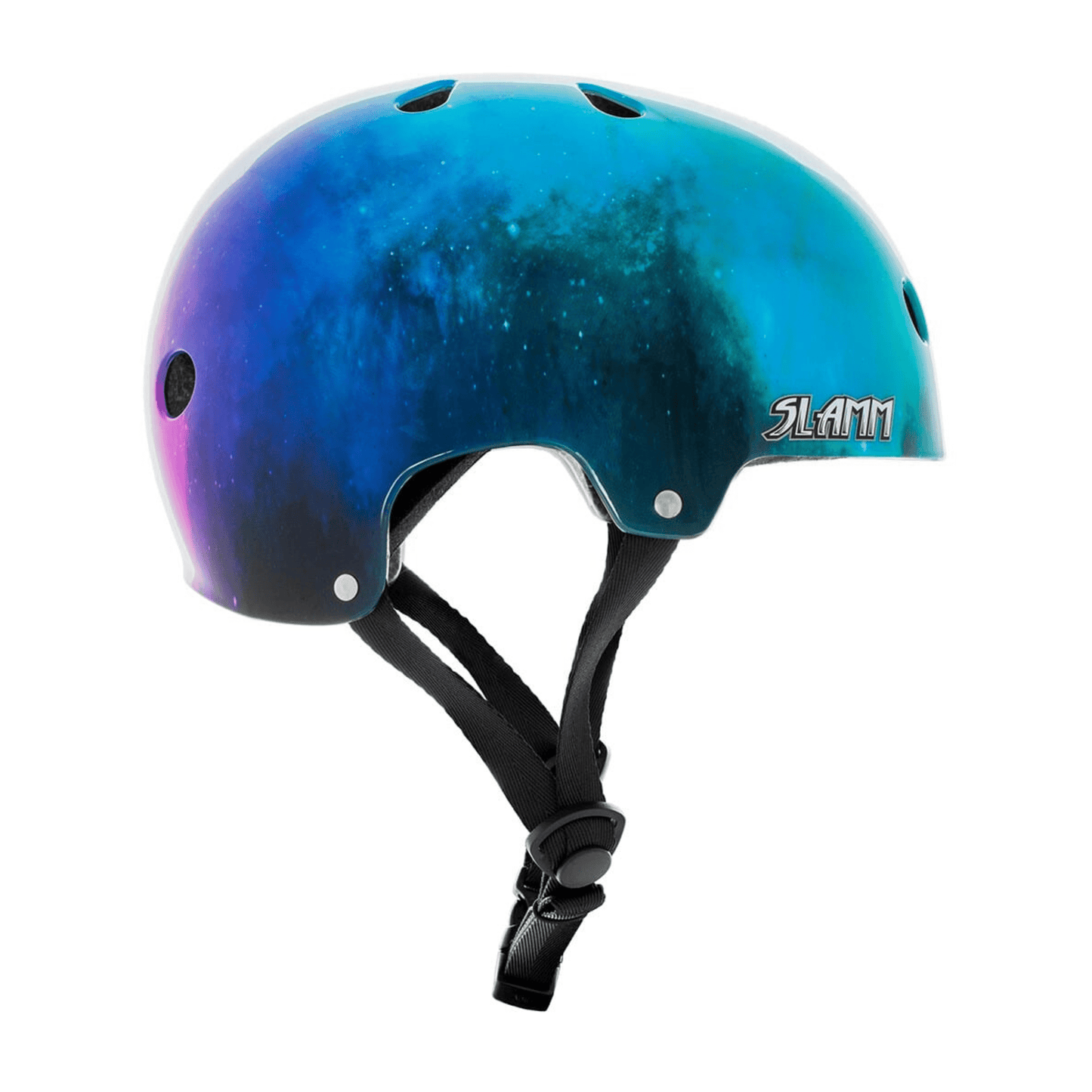 Slamm Logo Helmet, Nebula Protection Slamm Scooters 