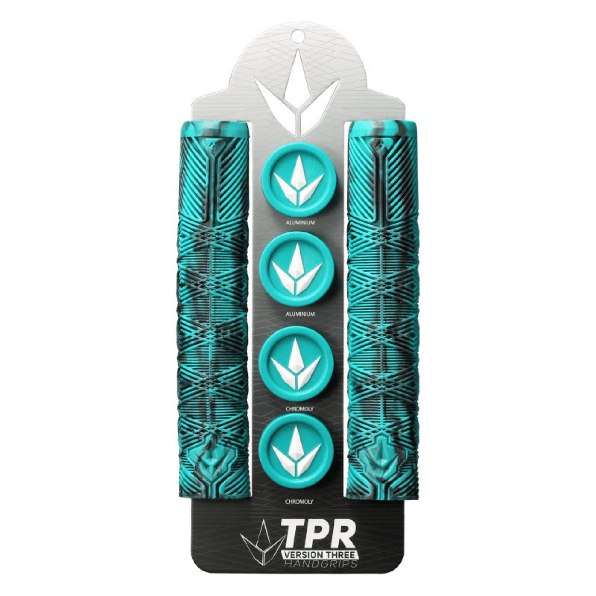 Blunt V3 Hand Grips, Black/Teal Grips Blunt 
