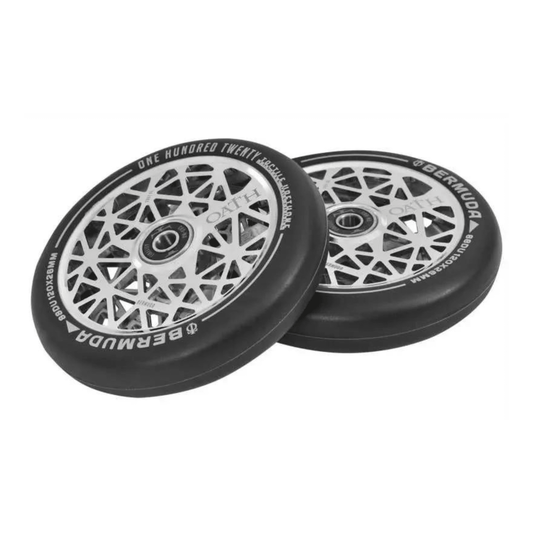 Oath Bermuda Scooter Wheels 120mm, Neo Silver Scooter Wheels Oath 