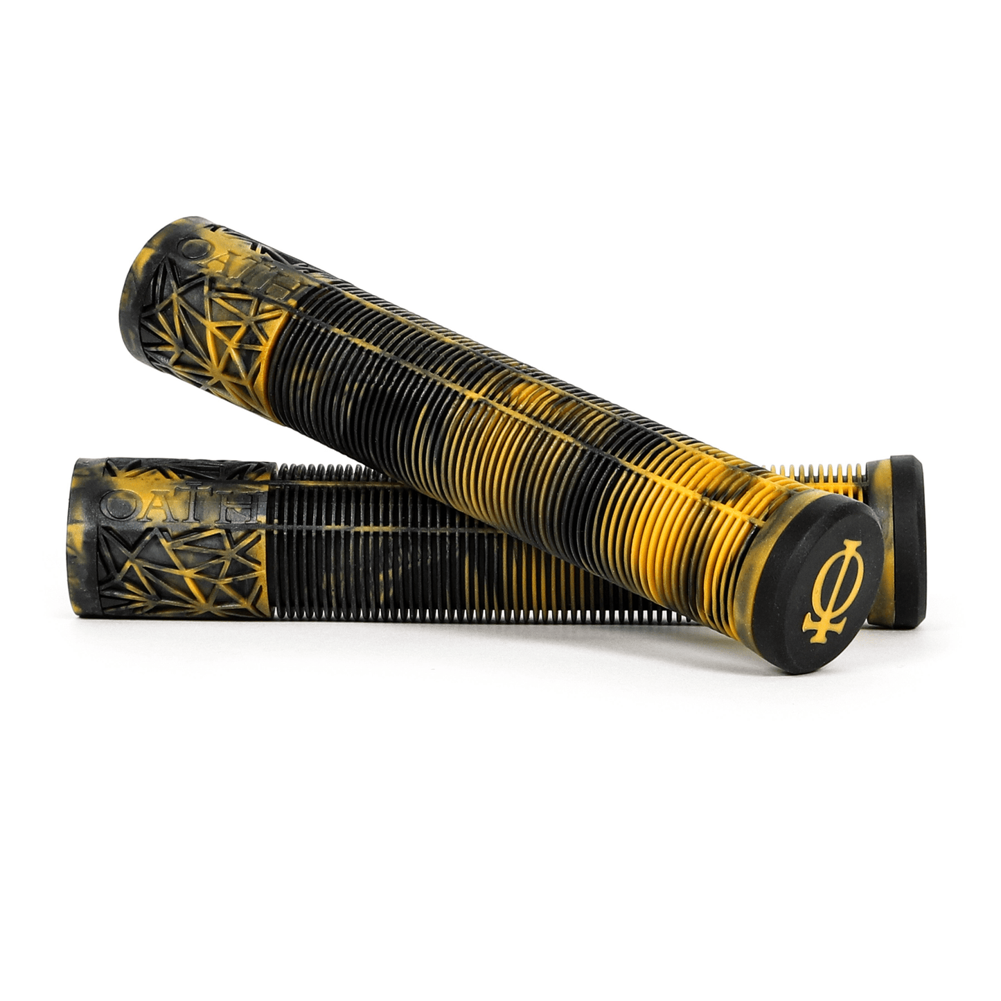 Oath Bermuda Grips 165mm, Orange/Black Marble scooter grips Oath 