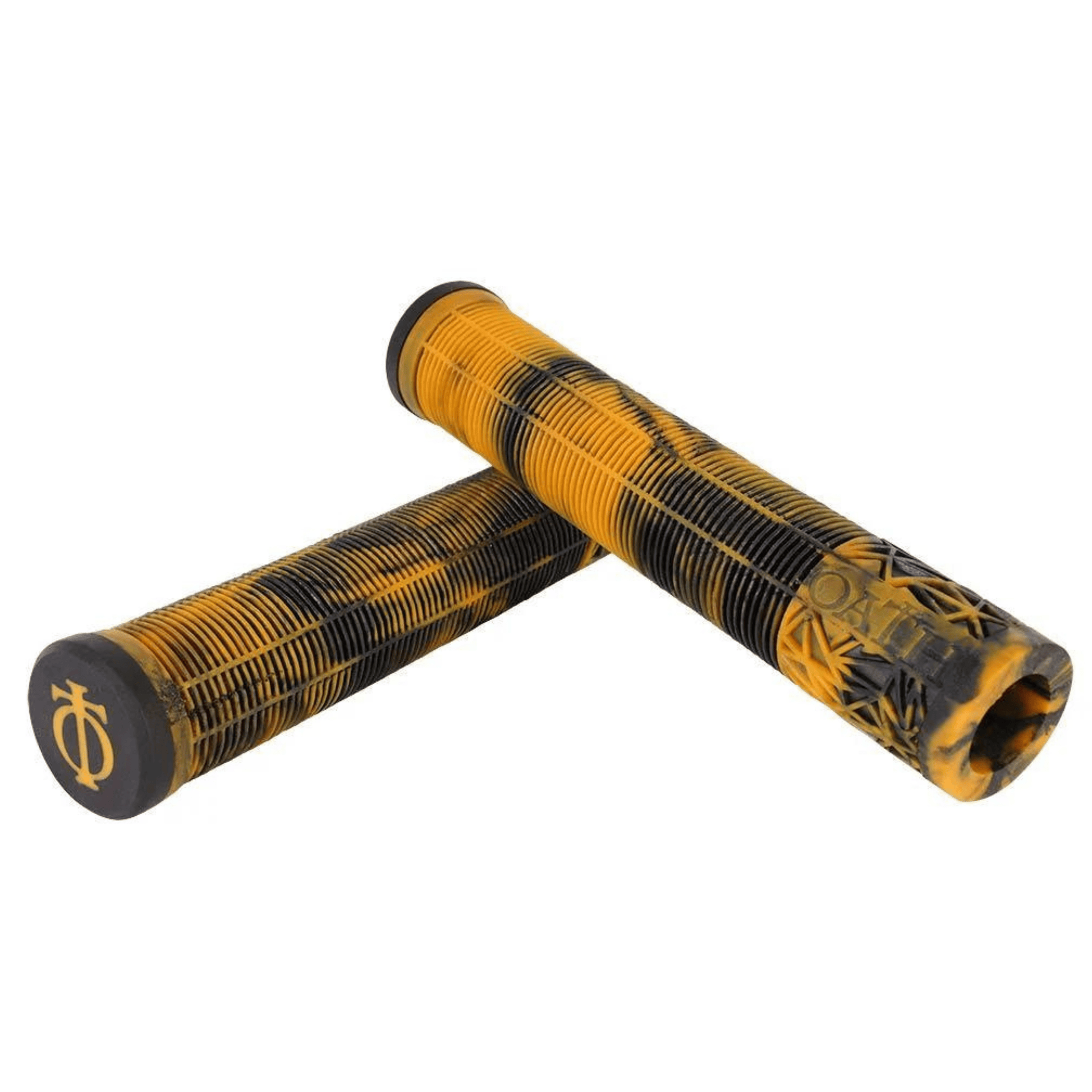 Oath Bermuda Grips 165mm, Orange/Black Marble scooter grips Oath 